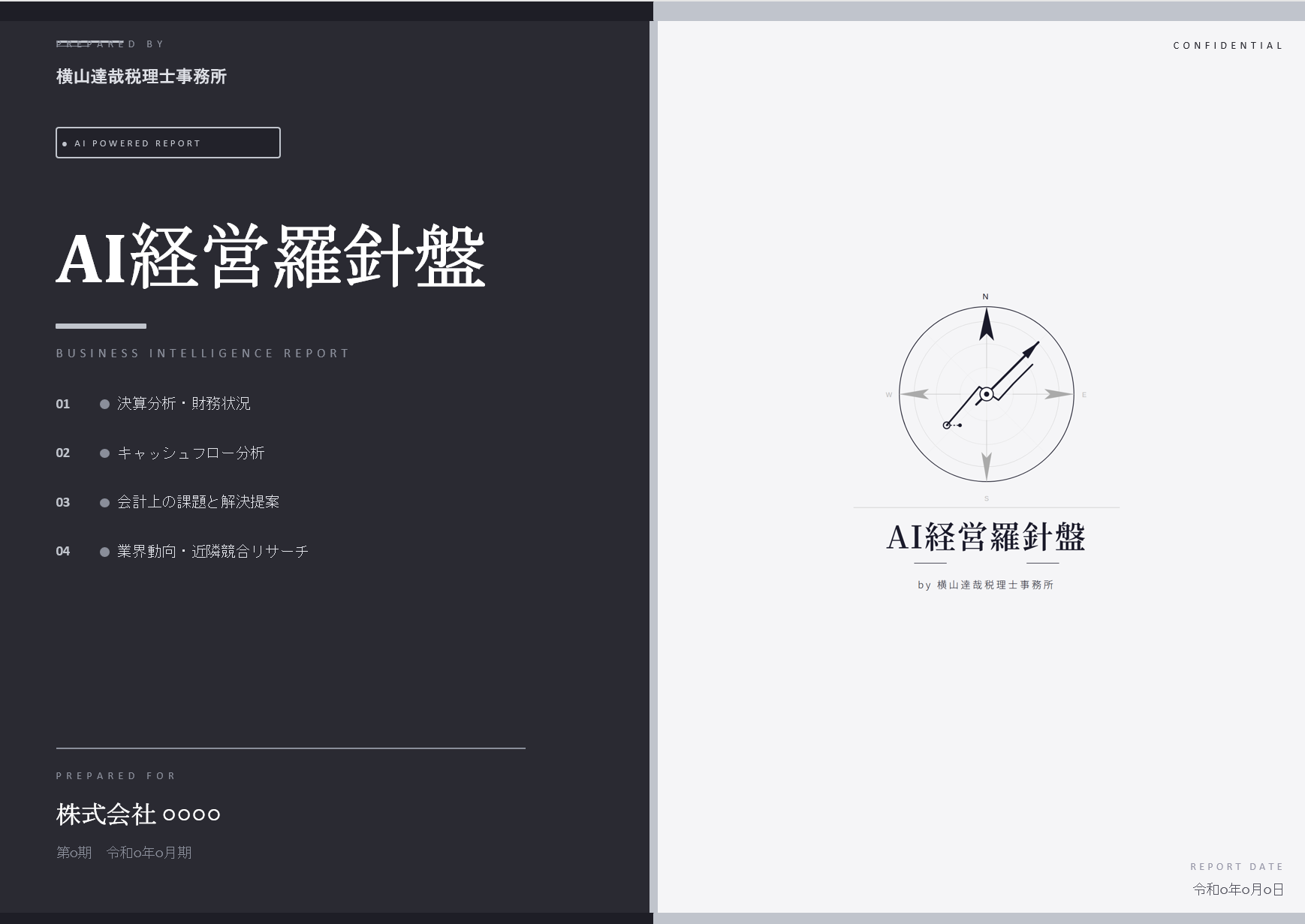AI経営羅針盤の表紙イメージ